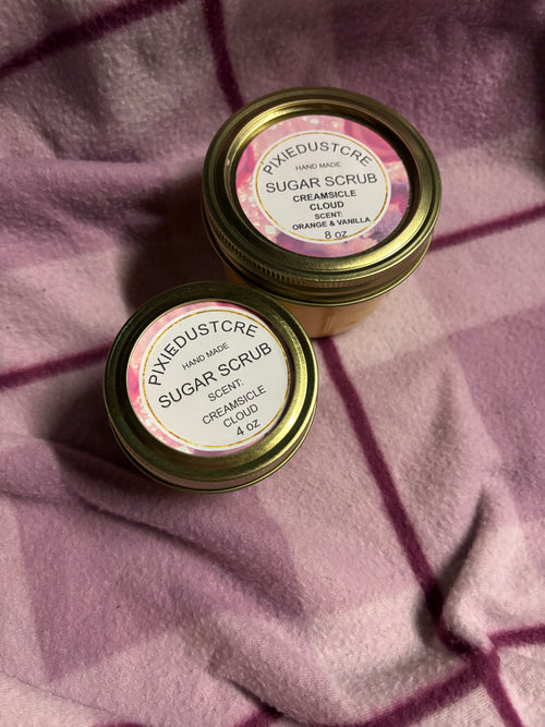 creamsicle cloud sugar scrub