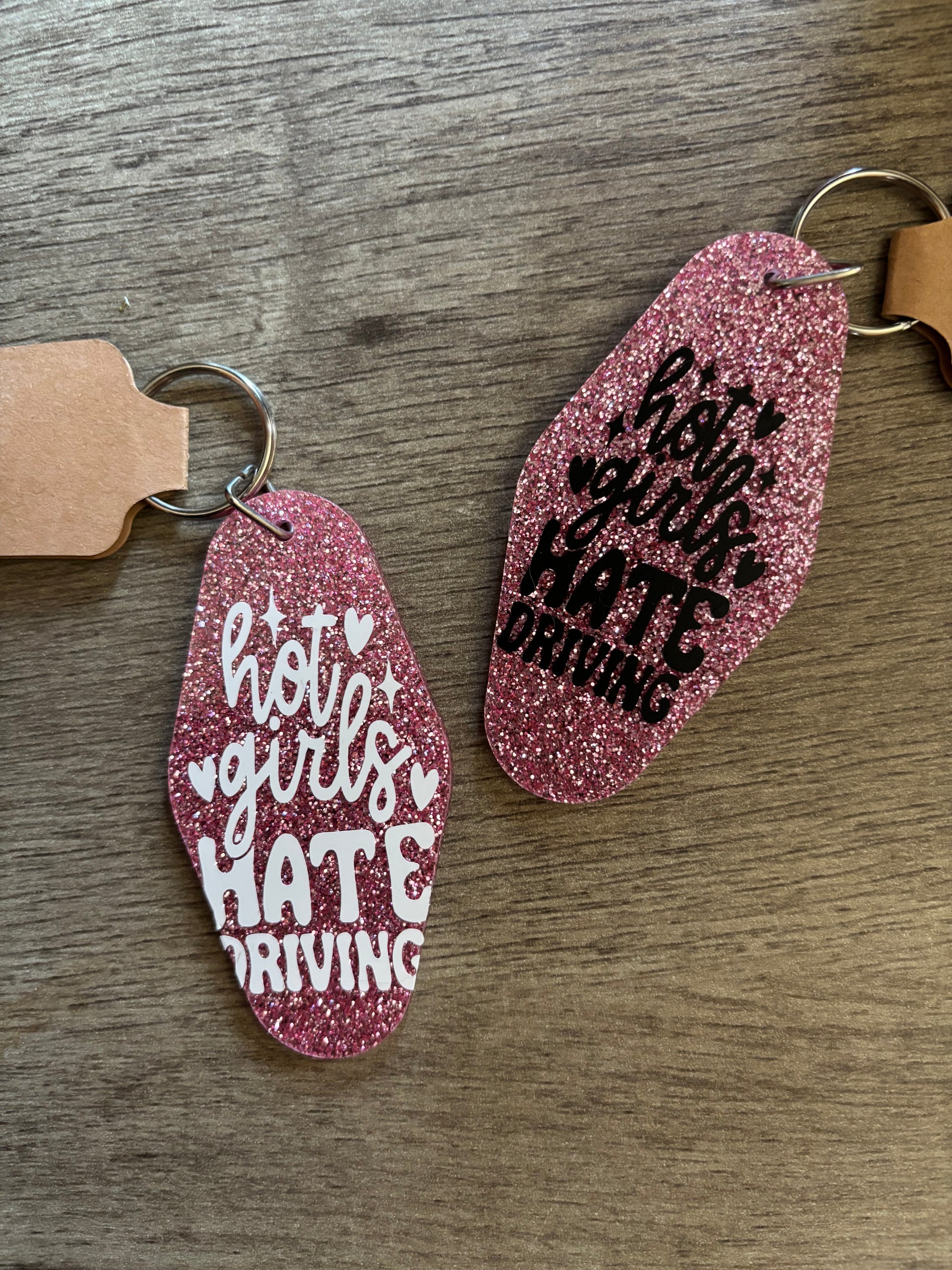 Hot Girl Hate Driving Keychain