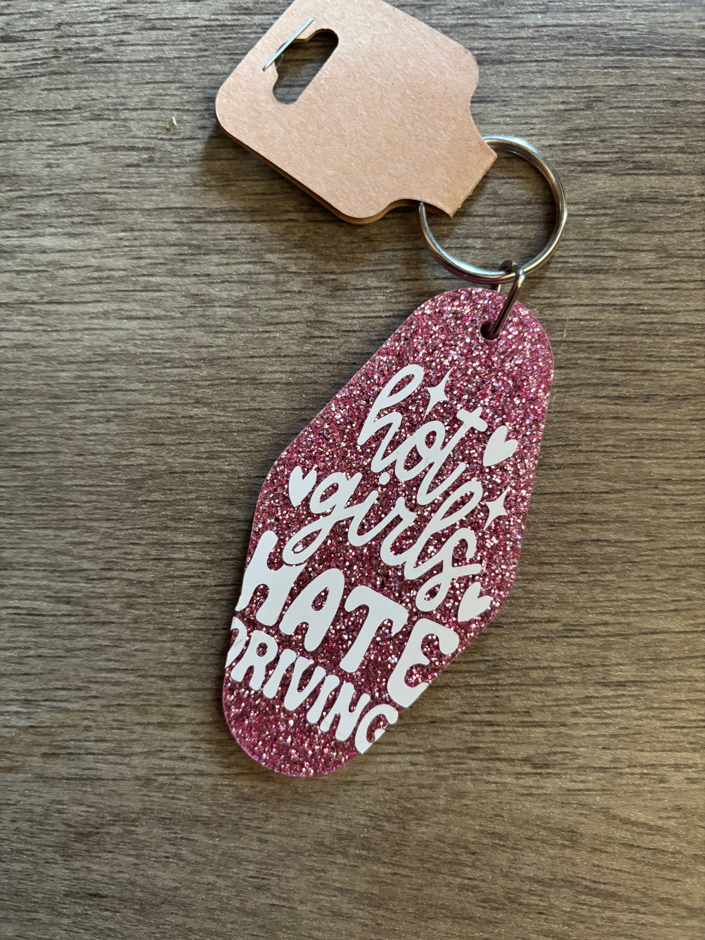 Hot Girl Hate Driving Keychain